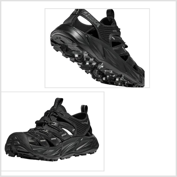 Hoka Other - HOKA Hopora Men’s Black Hiking Terrain Mountain Outdoor Sandal Unisex NWOT Sz9.5